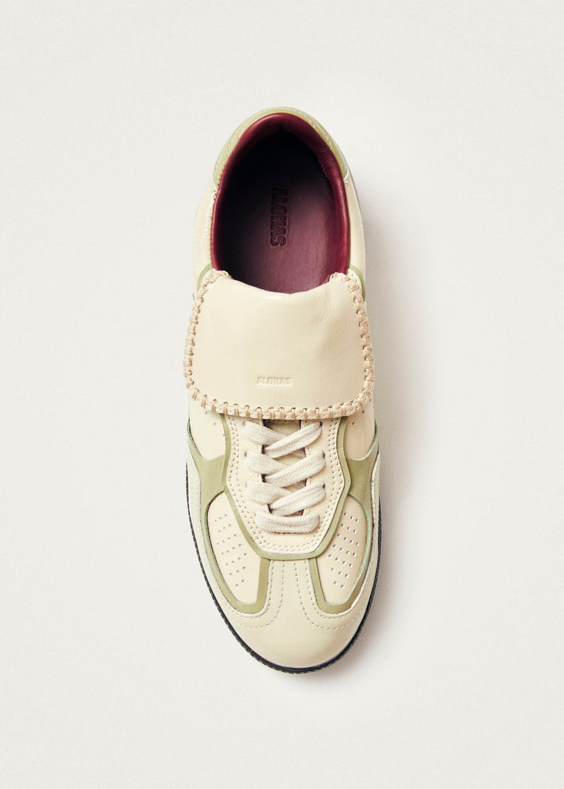 Alohas Tb.490 Club Onix Zapatillas de Cuero Color Crema Descuento por venta flash