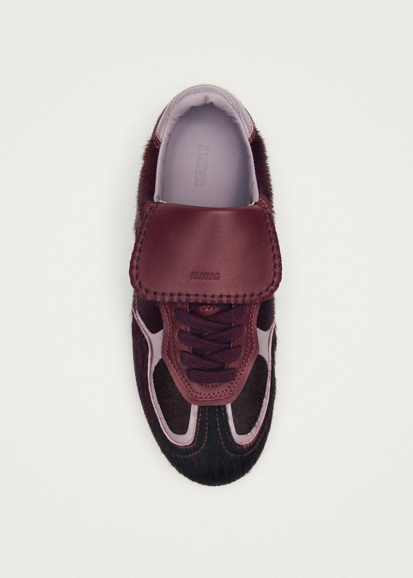 Alohas Tb.490 Club Soft Zapatillas de Cuero Burdeos Ofertas de temporada