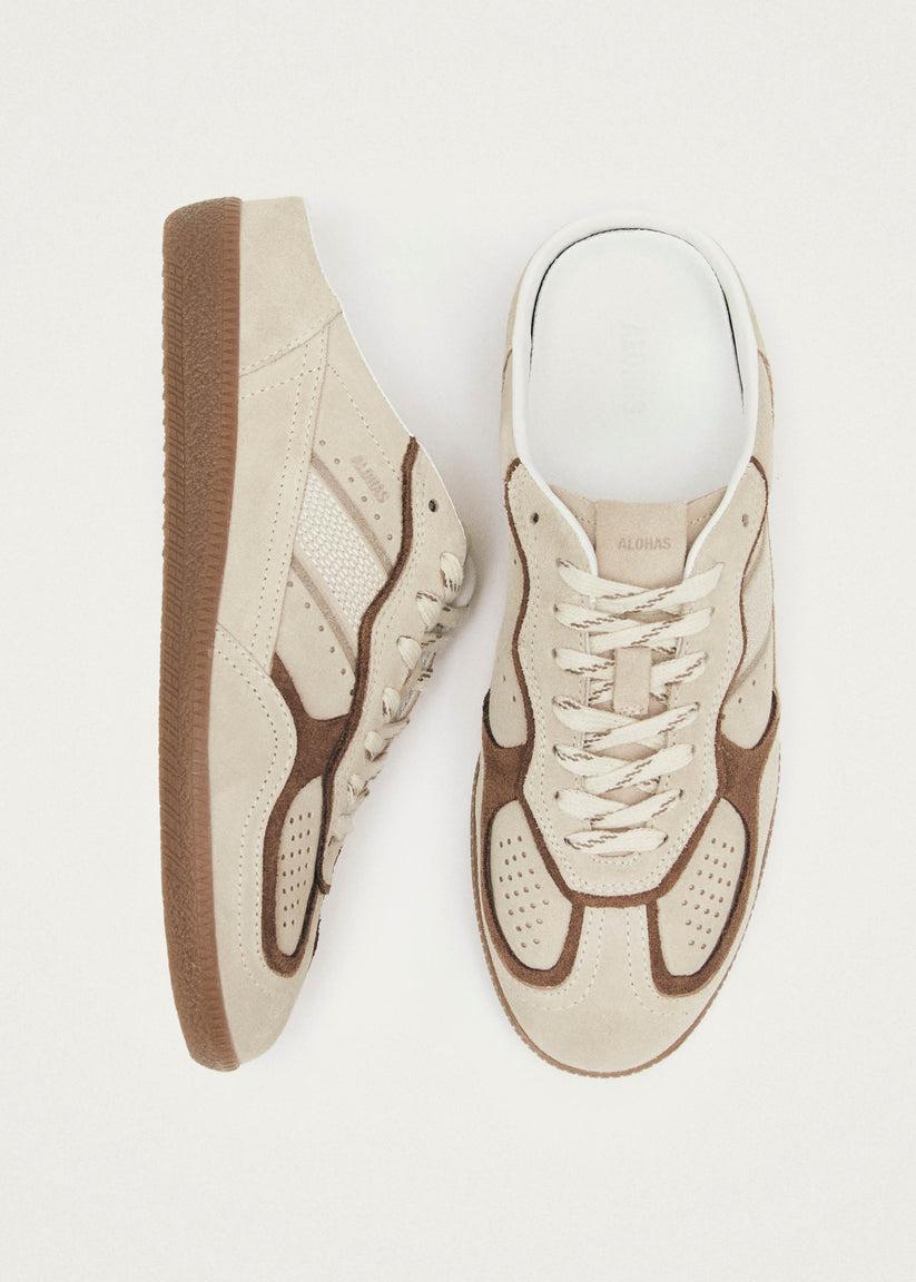 Alohas Tb.490 Mule Zapatillas de Cuero Color Crema Outlet online