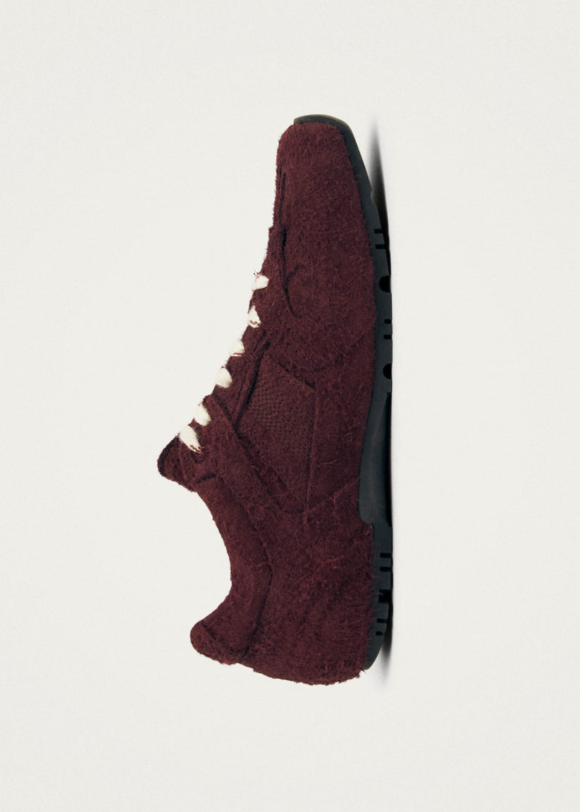 Alohas Tb.56 Suede Fuzzy Zapatillas de Cuero Burdeos Rebajas