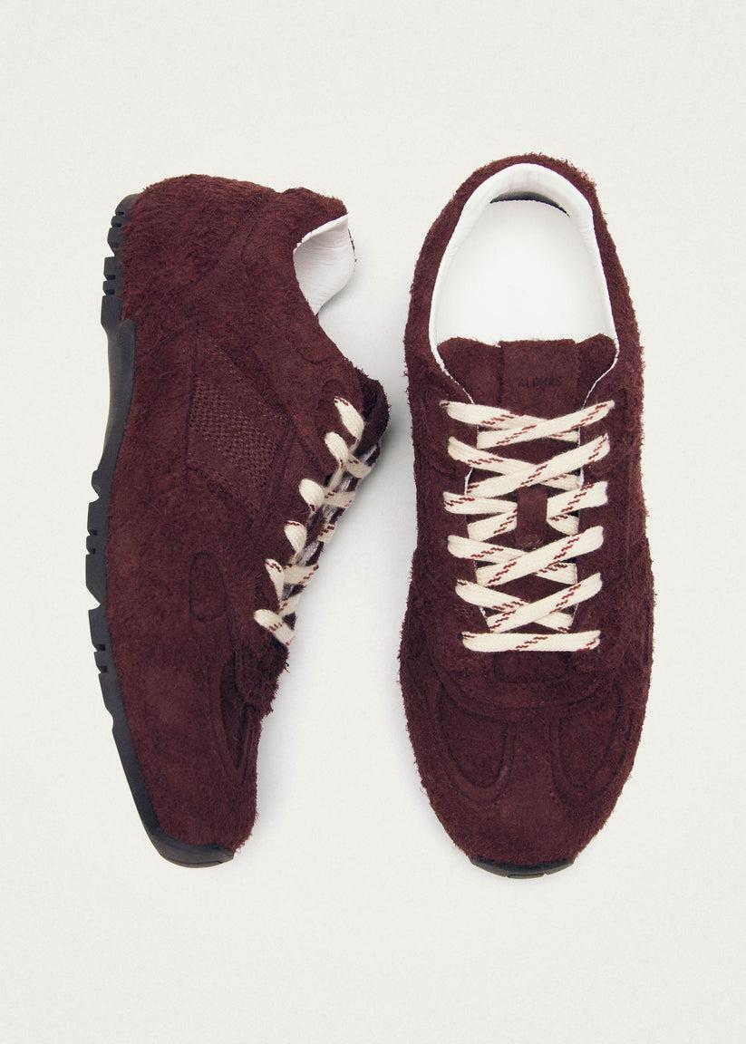 Alohas Tb.56 Suede Fuzzy Zapatillas de Cuero Burdeos Rebajas
