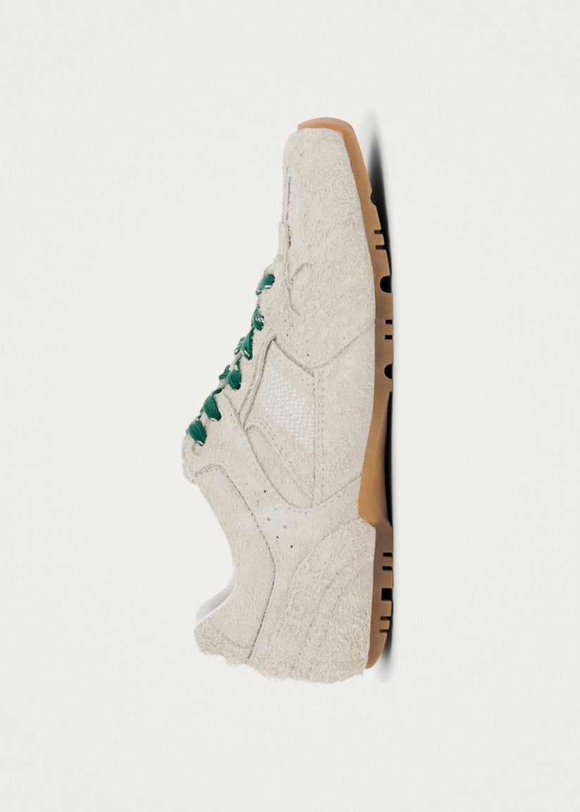 Alohas Tb.56 Suede Fuzzy Zapatillas de Cuero Gris Claro Venta caliente