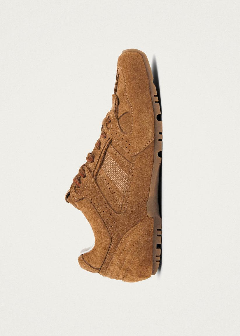 Alohas Tb.56 Suede Zapatillas de Cuero Color Camel Gran oferta