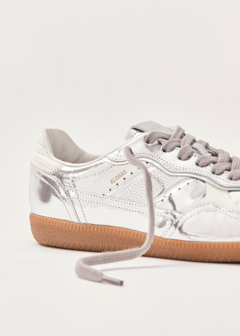 Alohas Tb.490 Rife Zapatillas de Piel Plateadas Mejor oferta