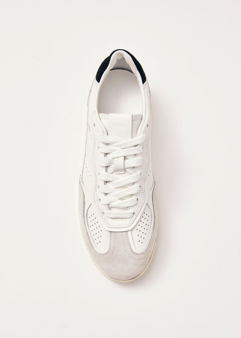 Alohas Tb.490 Zapatillas de Piel Blancas y Negras Último día