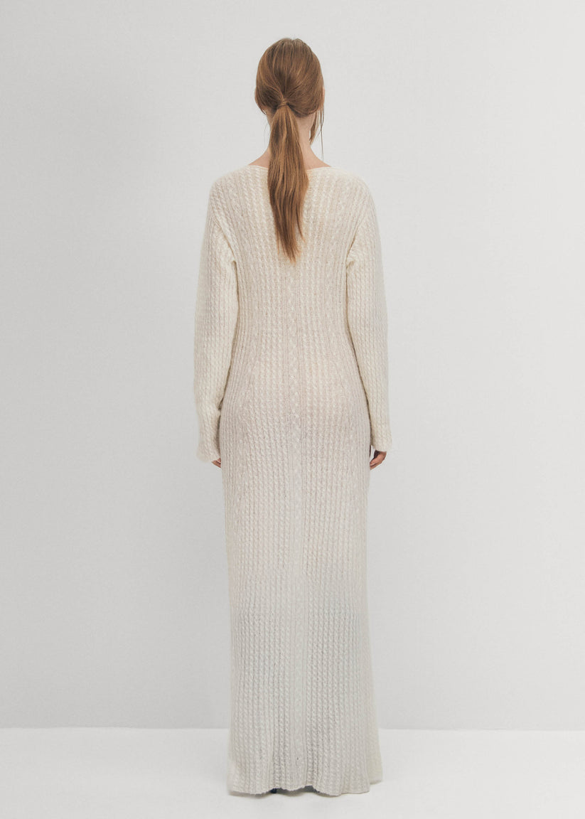 Alohas Triza Vestido Color Crema 2025