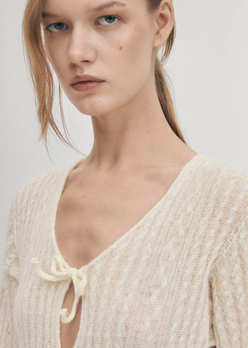 Alohas Triza Vestido Color Crema 2025