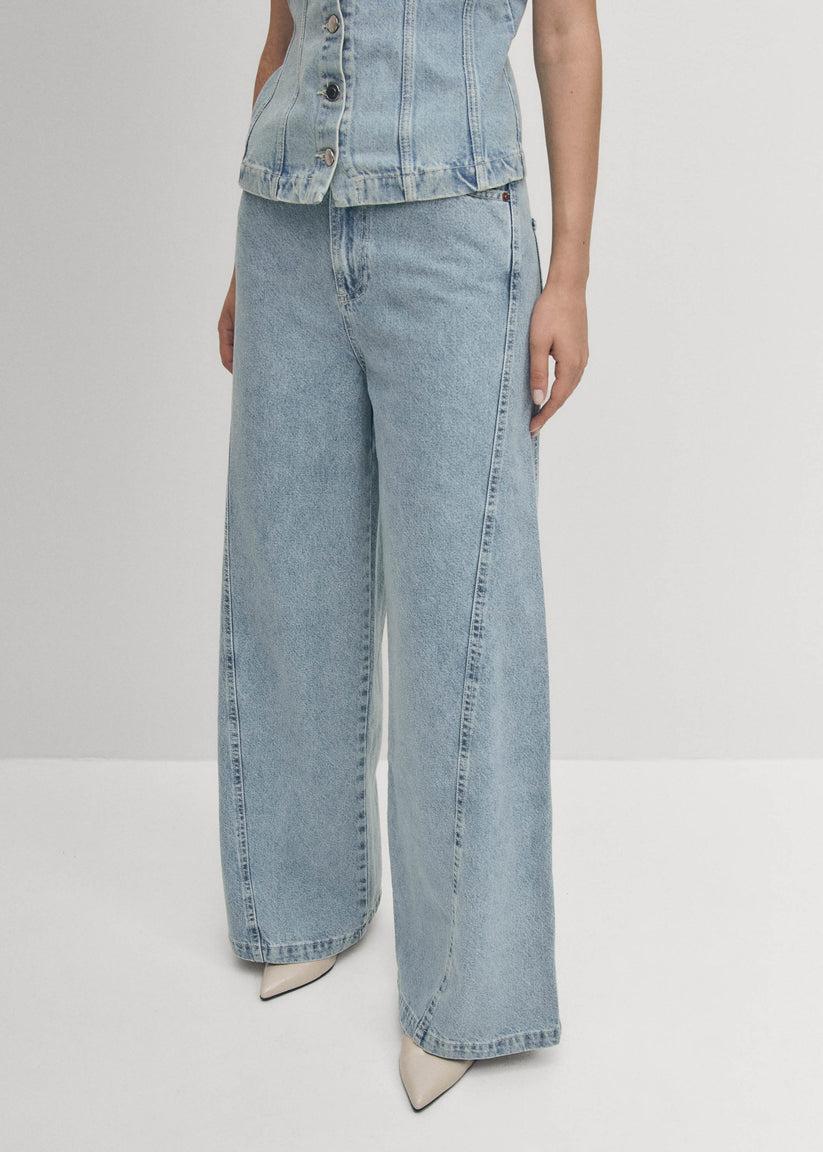 Alohas Magda Vaqueros Azules de Tiro Bajo Outlet