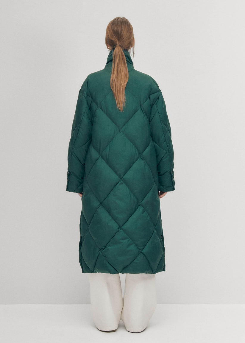 Alohas Colorado Abrigo Acolchado Verde Rebajas