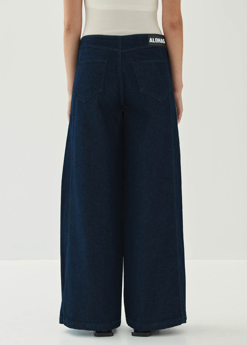 Alohas Magda Indigo Denim Trousers Envío gratis