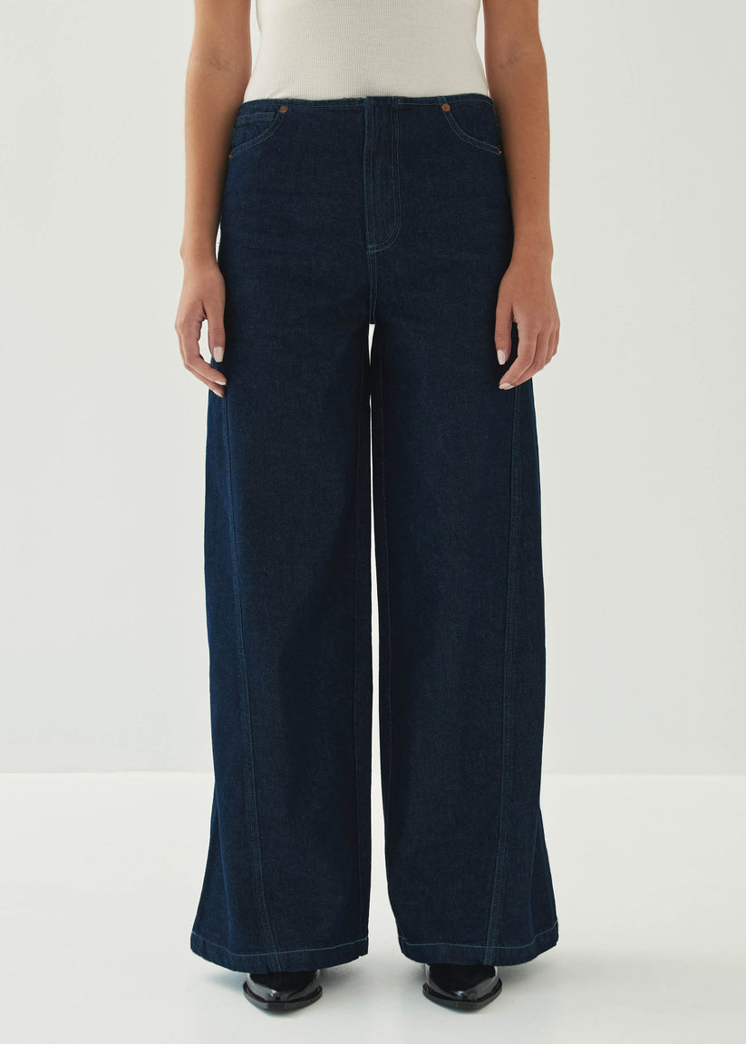 Alohas Magda Indigo Denim Trousers Envío gratis