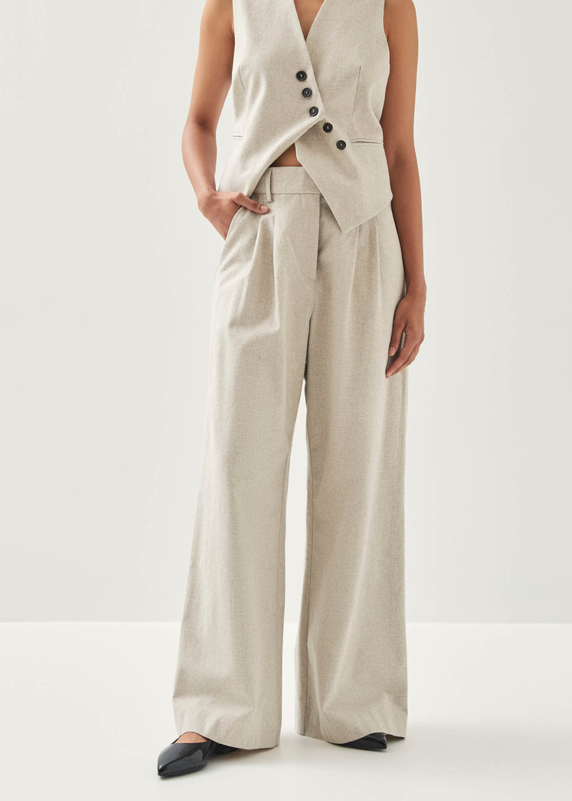 Alohas Meran Pantalones Color Crema Último día