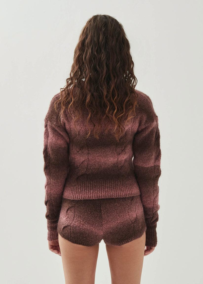 Alohas Aspen Jersey Rosa de Punto Promoción por tiempo limitado