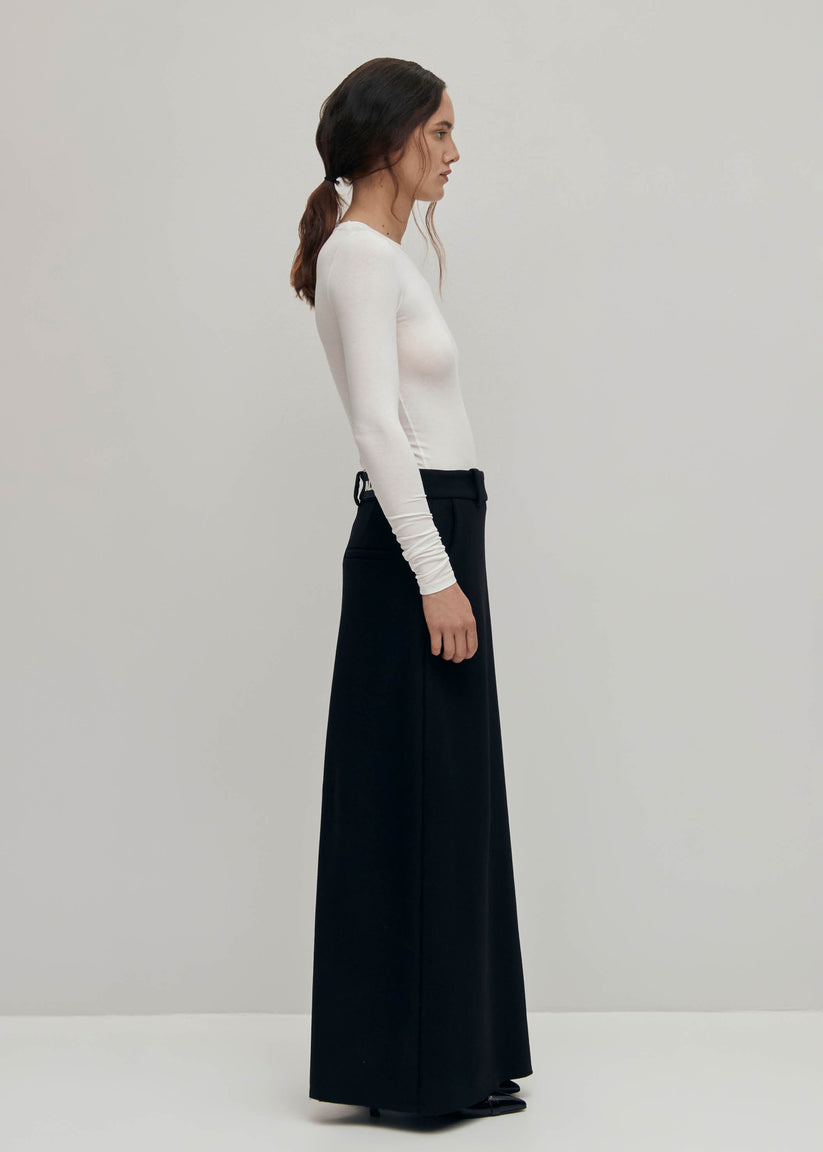 Alohas Falgar Black Skirt Superdescuento
