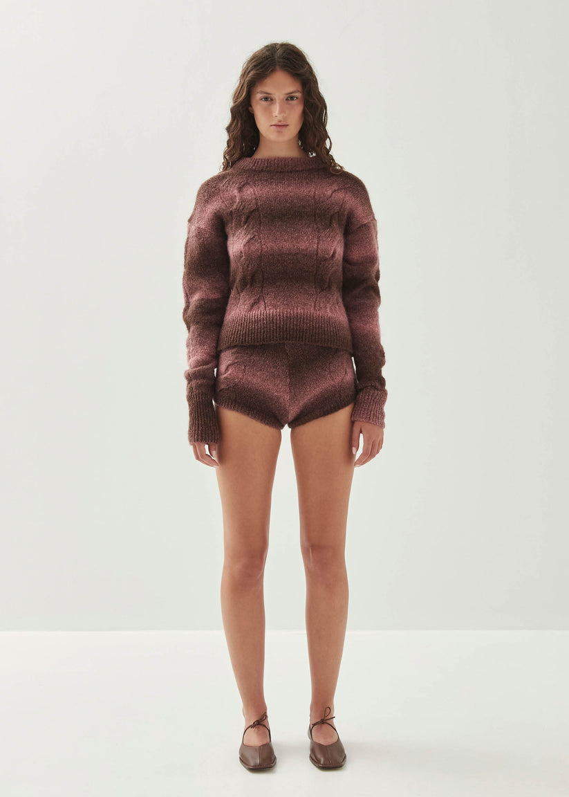 Alohas Monte Shorts de Punto Rosas Liquidación