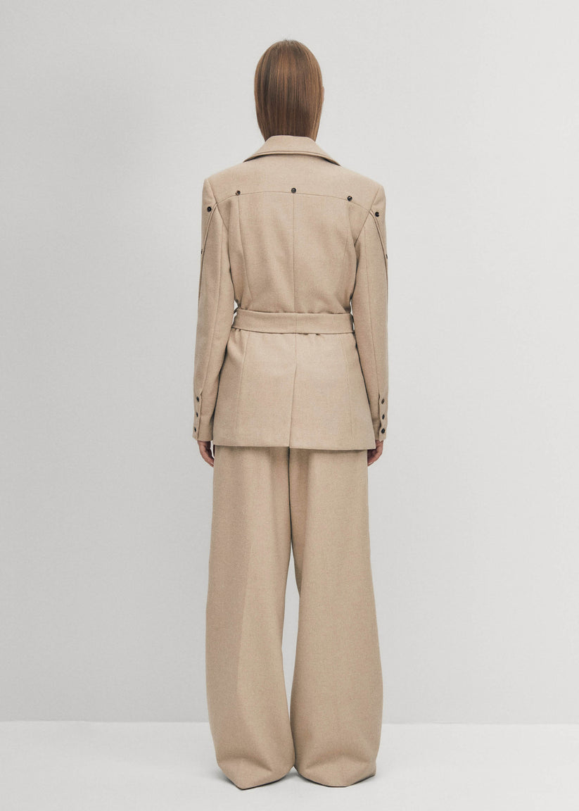 Alohas Beth Blazer Beige Precios de Black Friday