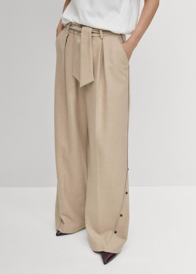 Alohas Abbie Pantalones Beige En oferta