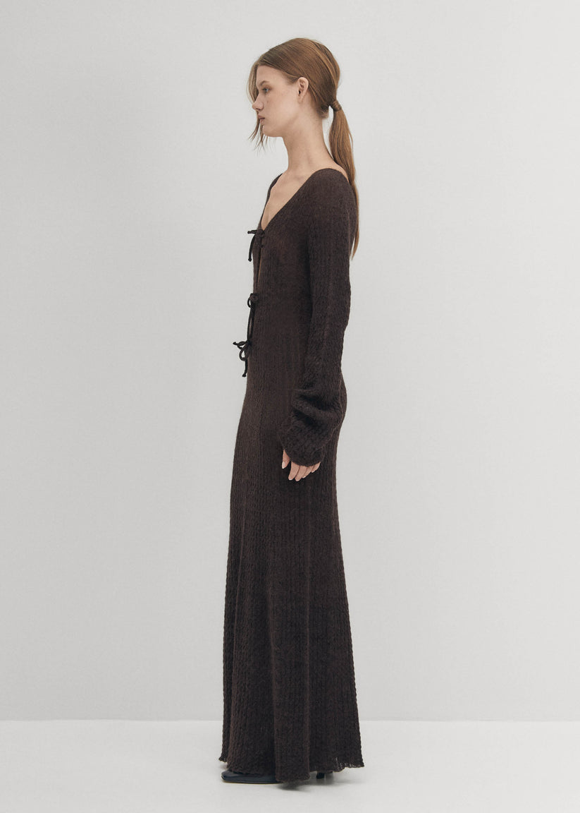 Alohas Triza Vestido Marrón Última moda