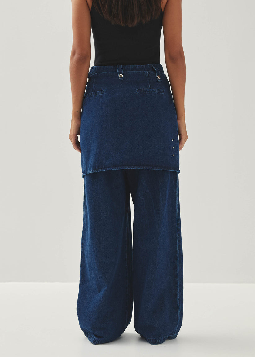 Alohas Liliana Jeans en Denim Azul Los más vendidos
