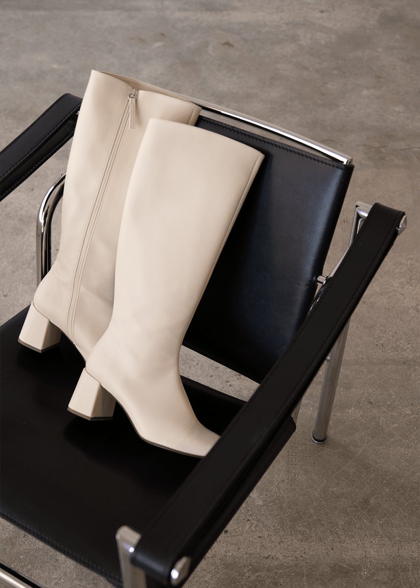 Alohas Chalk Botas Blancas de Piel Vegana En oferta