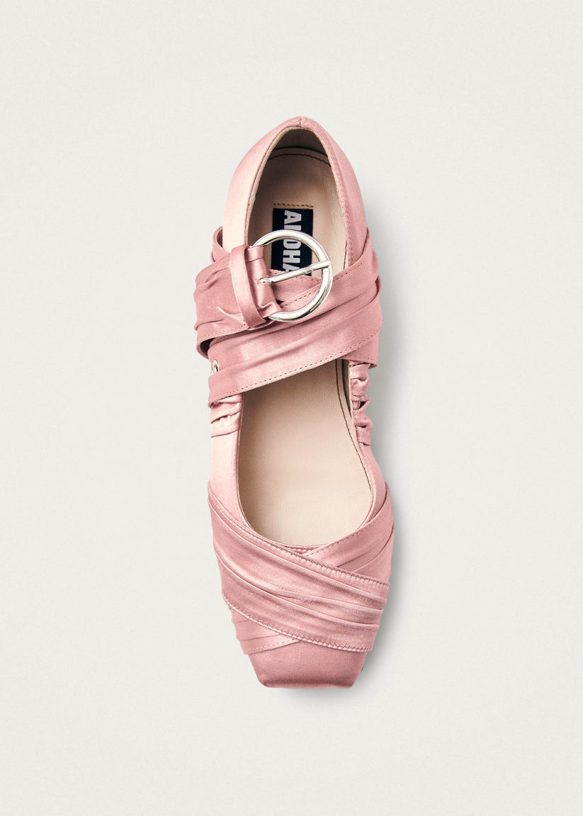 Alohas Volant Silky Bailarinas Color Rosa Ofertas de temporada