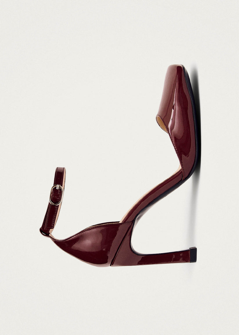 Alohas Liebe Onix Tacones de Cuero Burdeos COMPRAR AHORA