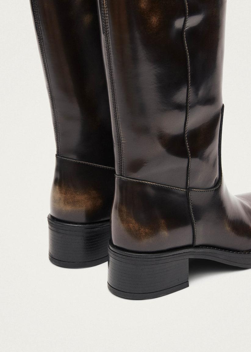 Alohas Sajan Botas de Cuero Marrones Envío internacional gratuito