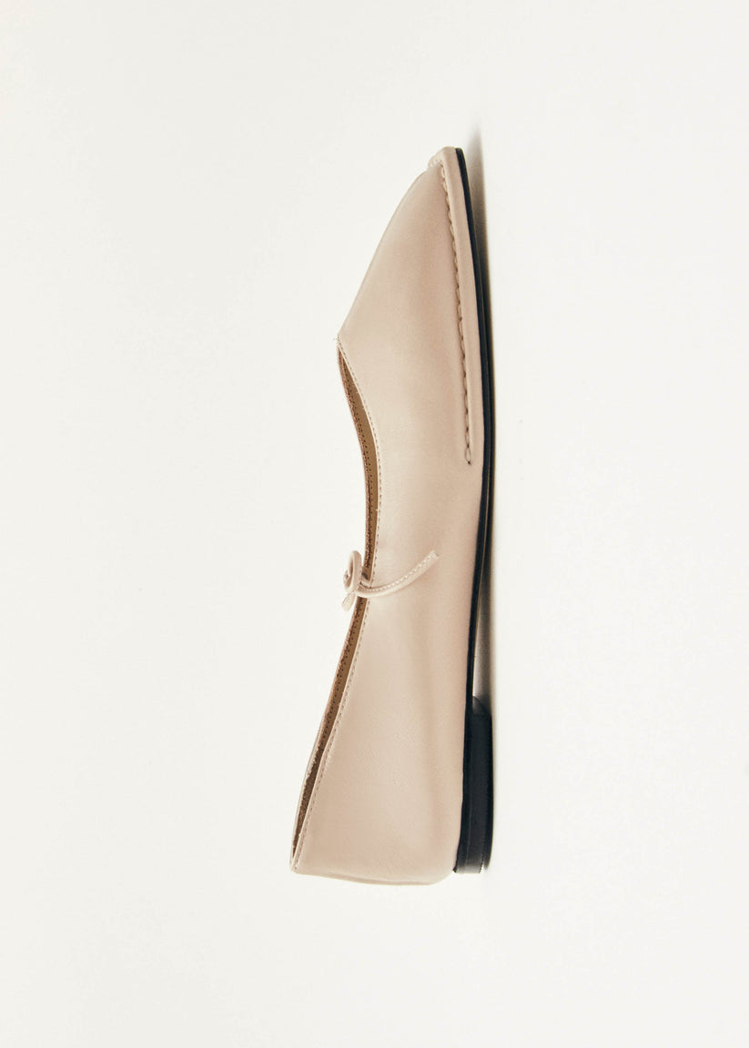 Alohas Sway Bailarinas de Cuero Color Crema Grandes ahorros