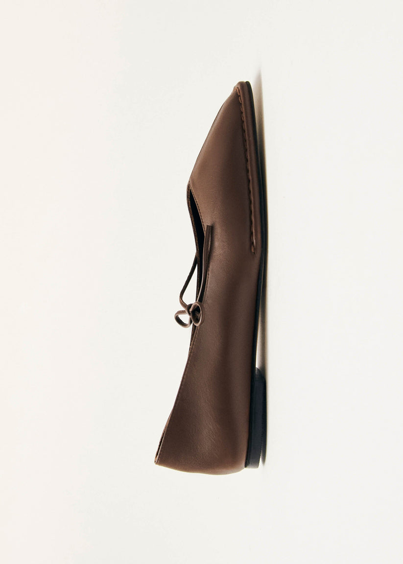 Alohas Sway Bailarinas Marrones de Piel Tienda