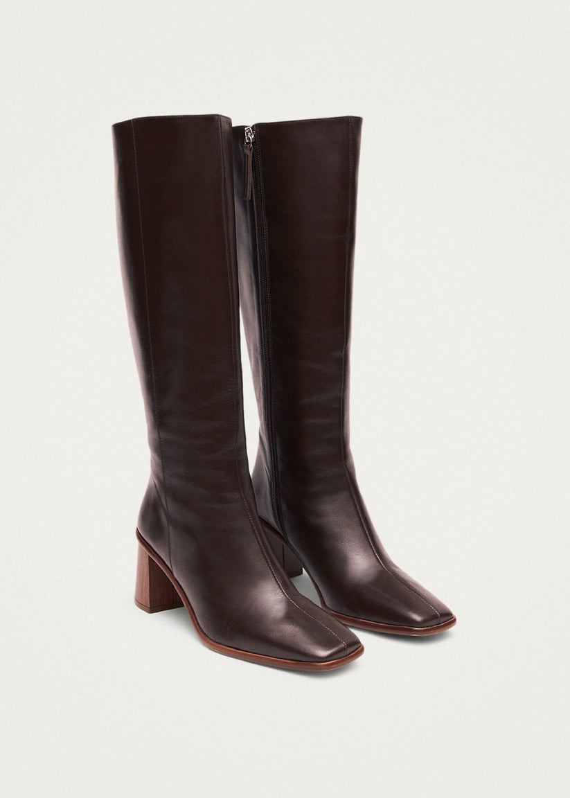 Alohas East Botas Marrones de Piel Rebajas online