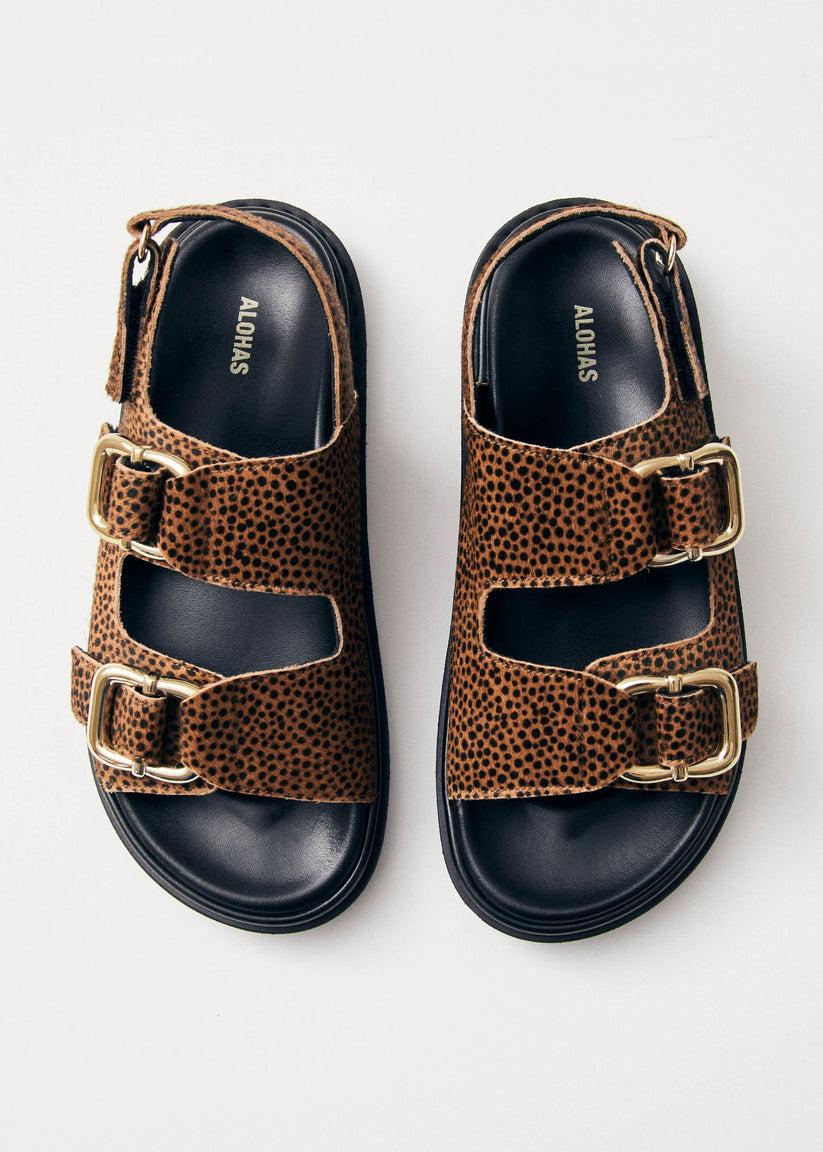 Alohas Harper Soft Tan Leather Sandals ÚLTIMAS EDICIONES