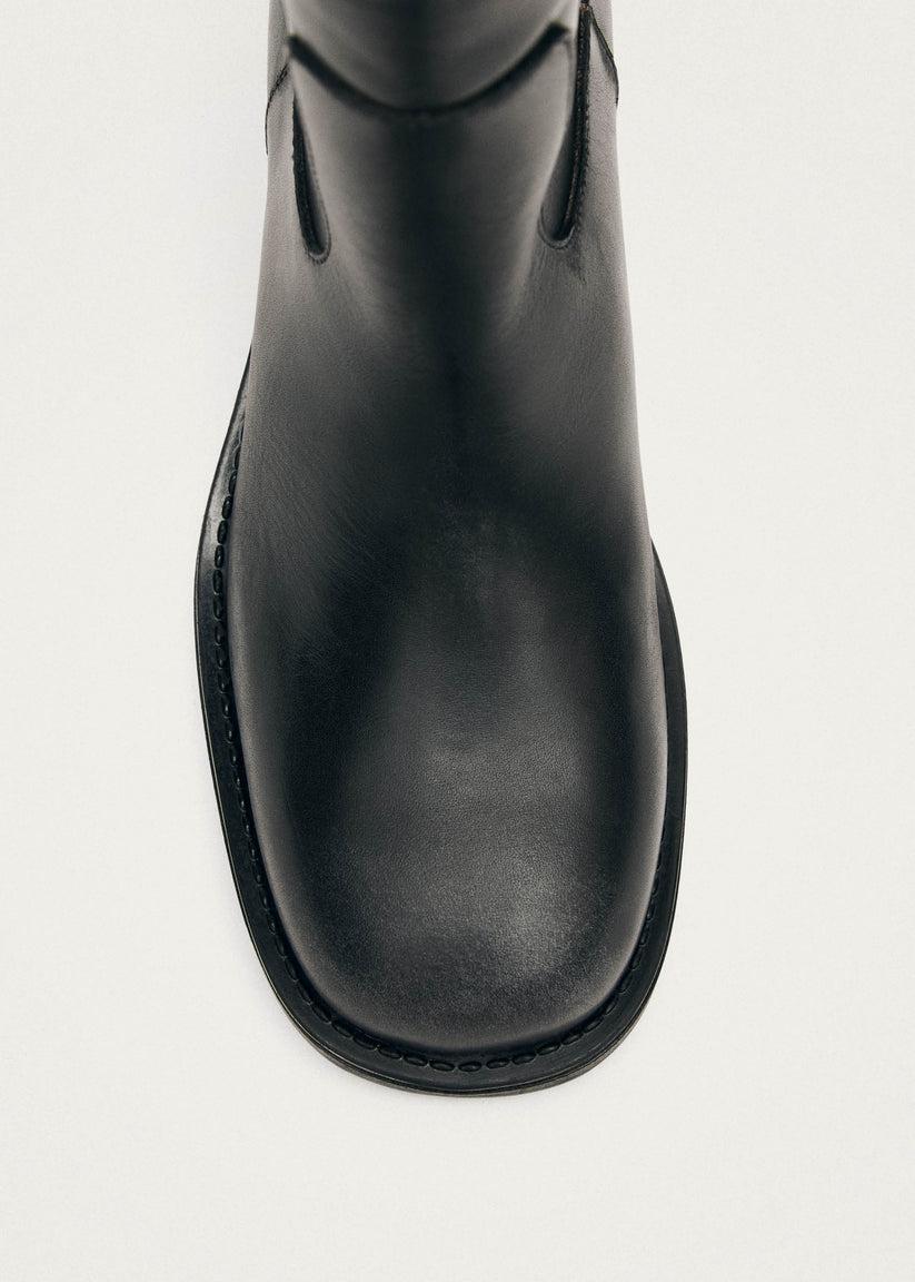 Alohas Sajan Botas de Cuero Negras Últimos 2 días