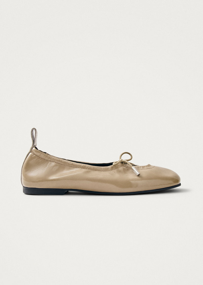 Alohas Rosalind Onix Bailarinas de Cuero Beige Precio ultrabajo