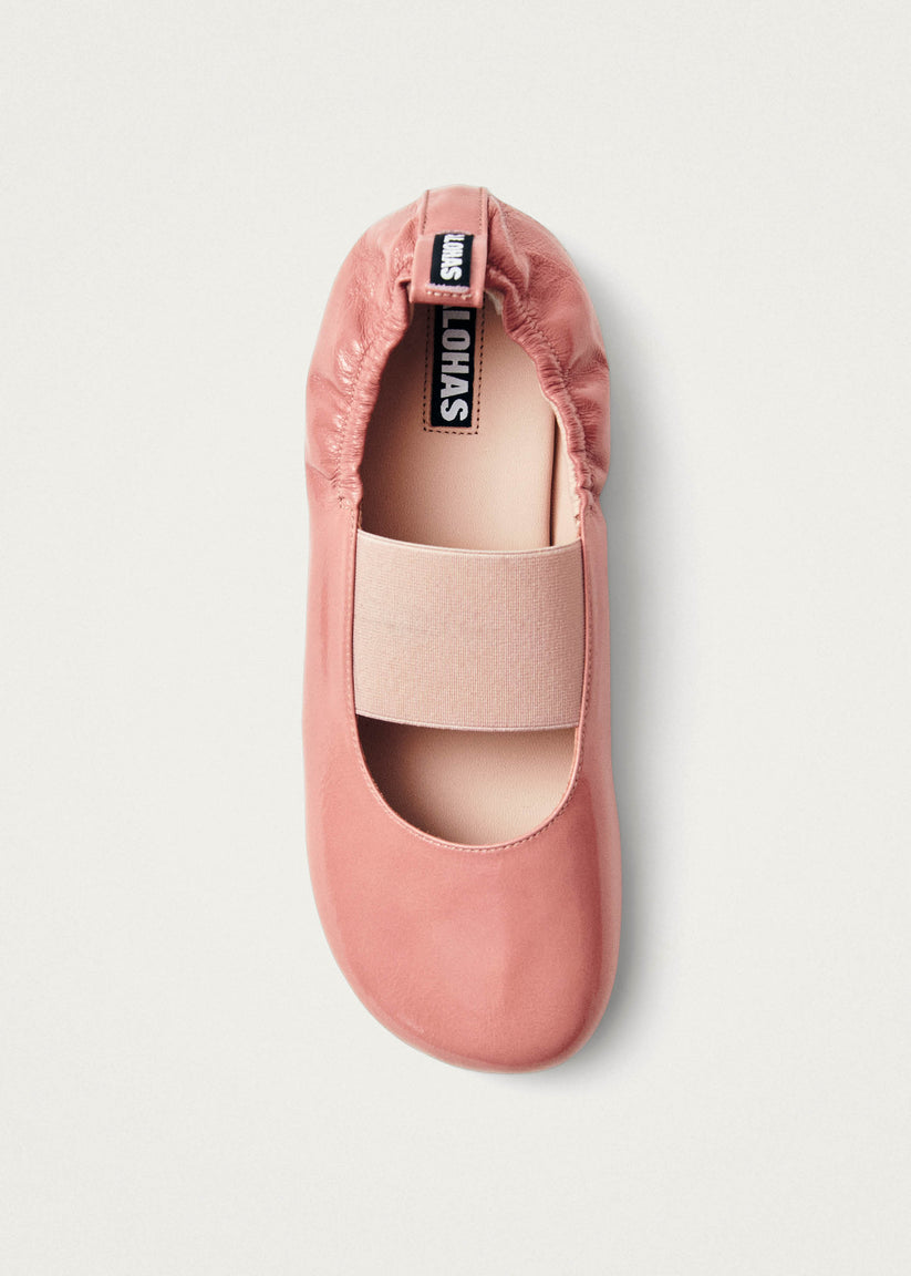 Alohas Sutton Onix Bailarinas de Cuero Rosa Outlet online