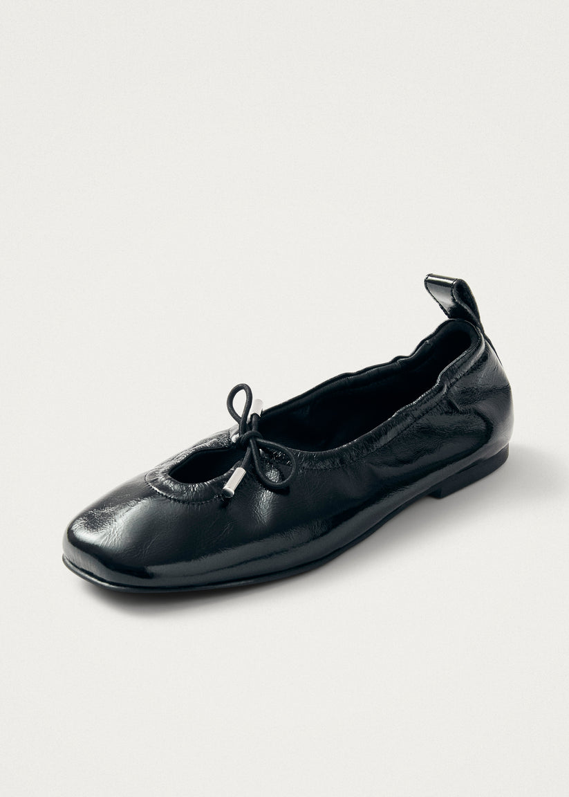 Alohas Rosalind Onix Bailarinas de Cuero Negro Rebajas de fábrica