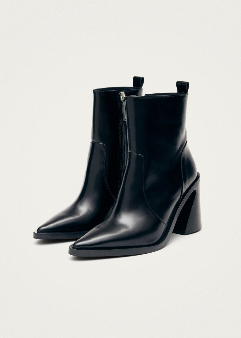 Alohas Haylo Botines de Cuero Negro Rebajas top
