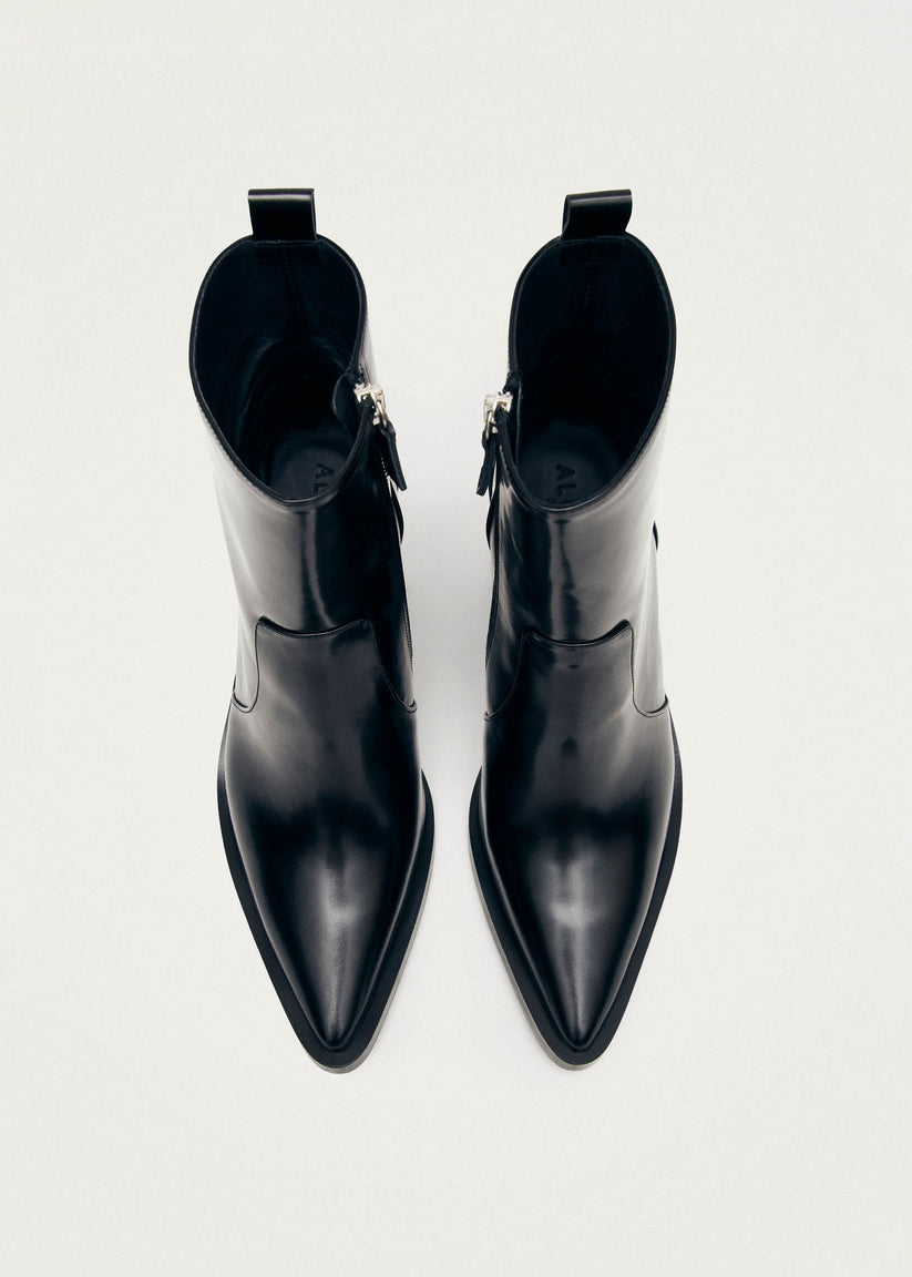Alohas Haylo Botines de Cuero Negro Rebajas top