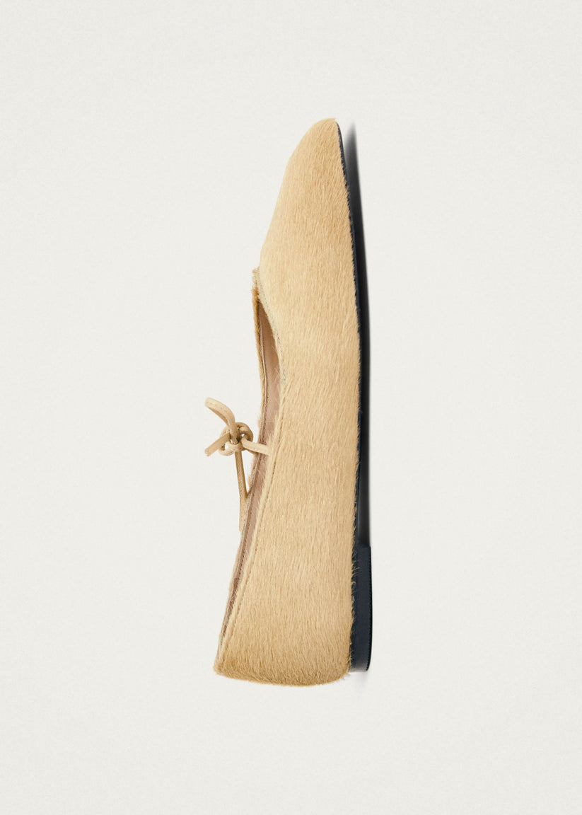 Alohas Sway Soft Bailarinas de Cuero Beige Oferta especial