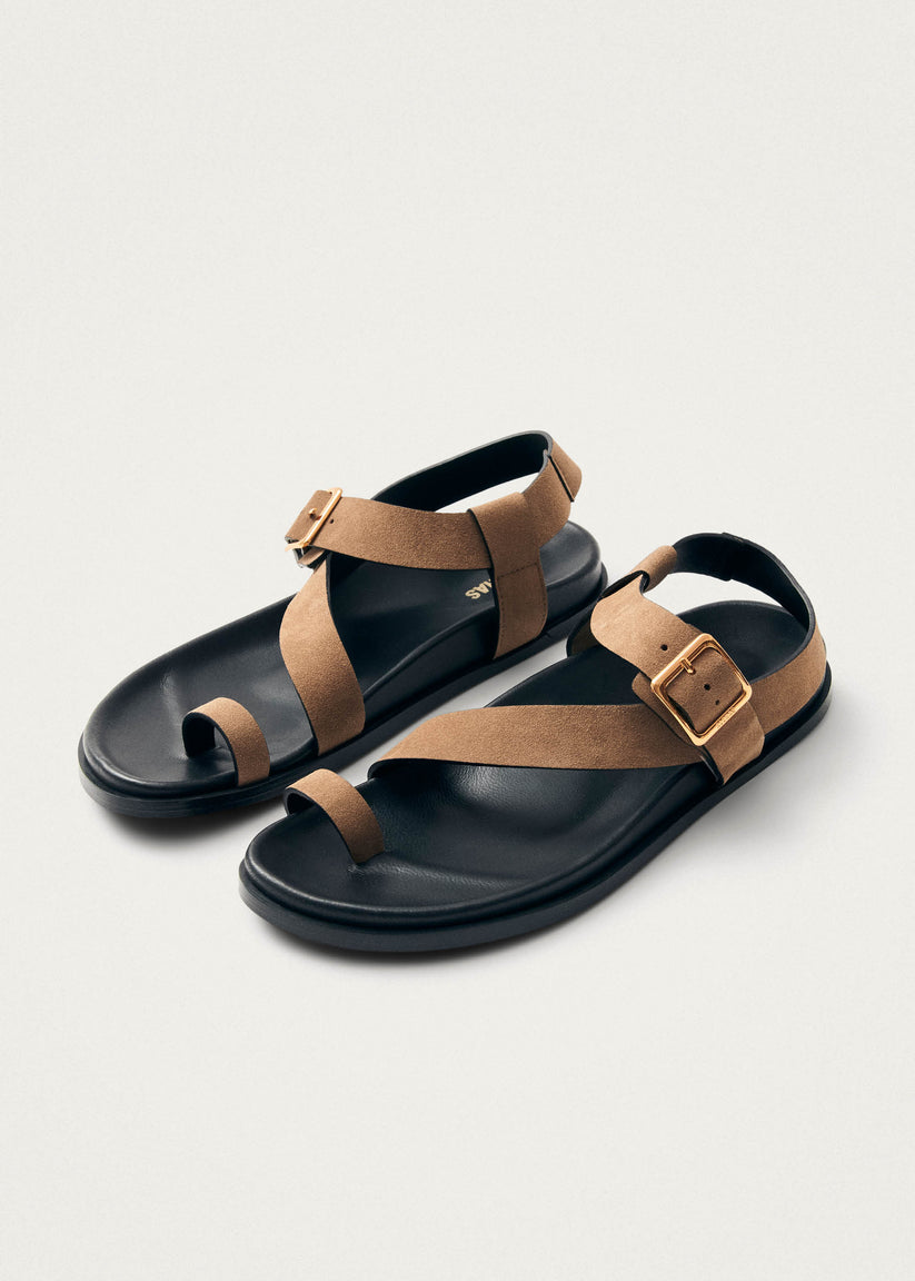 Alohas Siren Sandalias de Cuero Ante Color Tan Rebajas baratas
