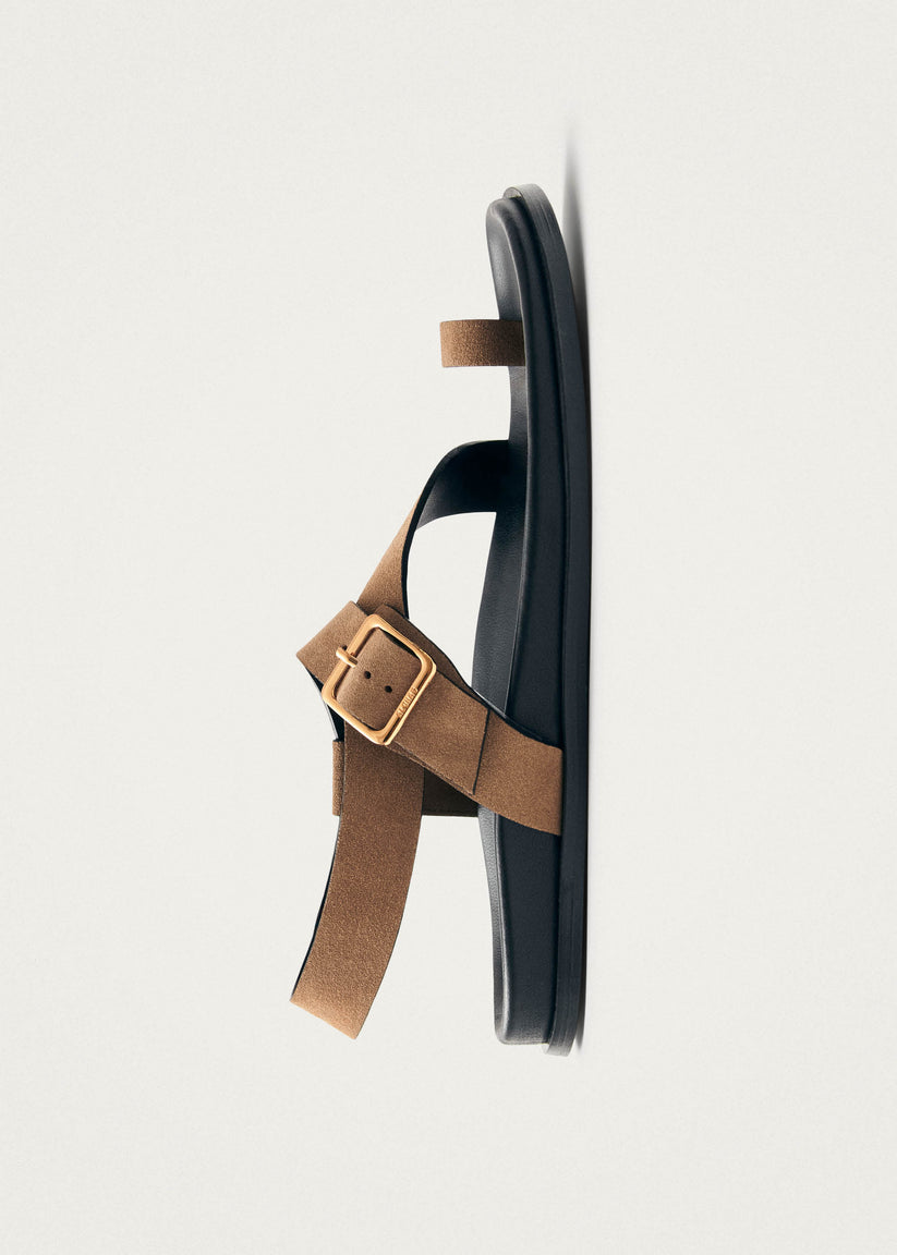 Alohas Siren Sandalias de Cuero Ante Color Tan Rebajas baratas