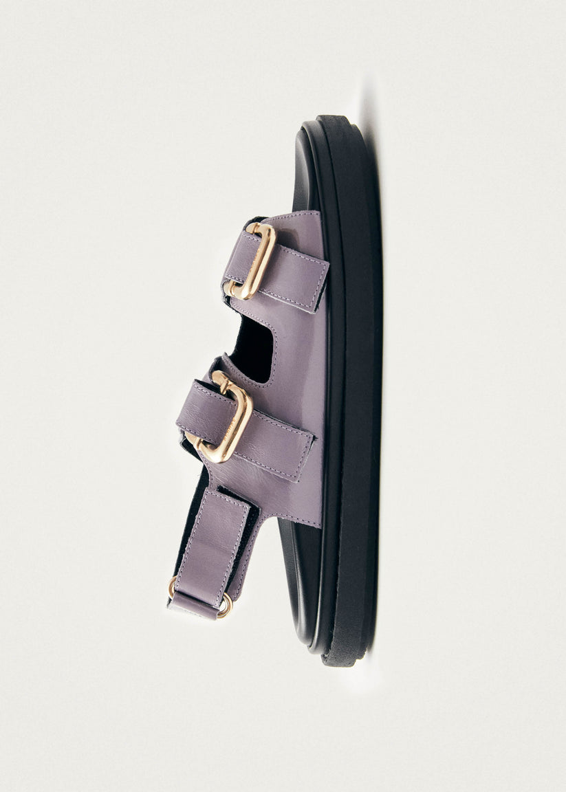 Alohas Harper Onix Sandalias de Cuero Malva Liquidación