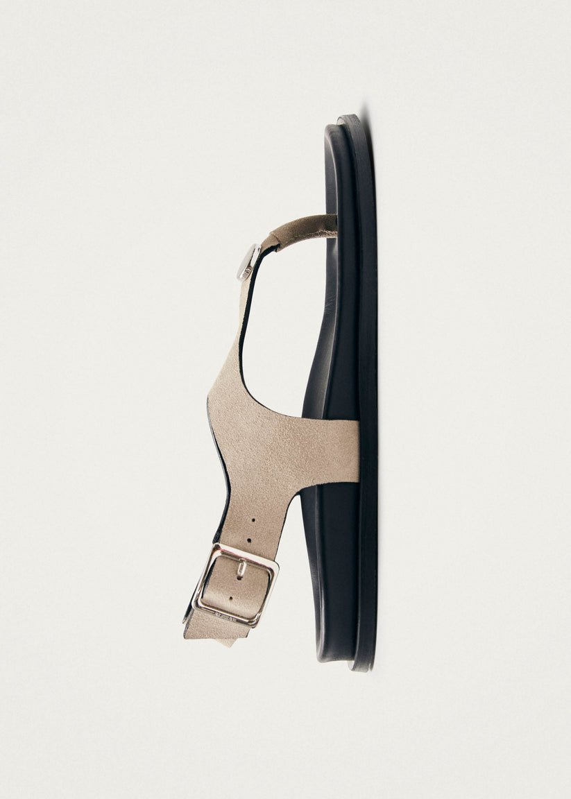 Alohas Harbor Sandalias de Ante Color Crema En oferta