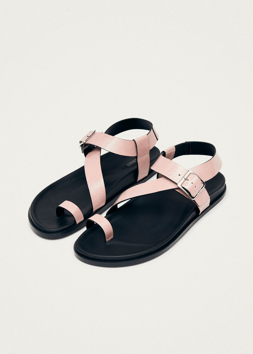 Alohas Siren Onix Sandalias de Cuero Color Rosa Devoluciones gratuitas
