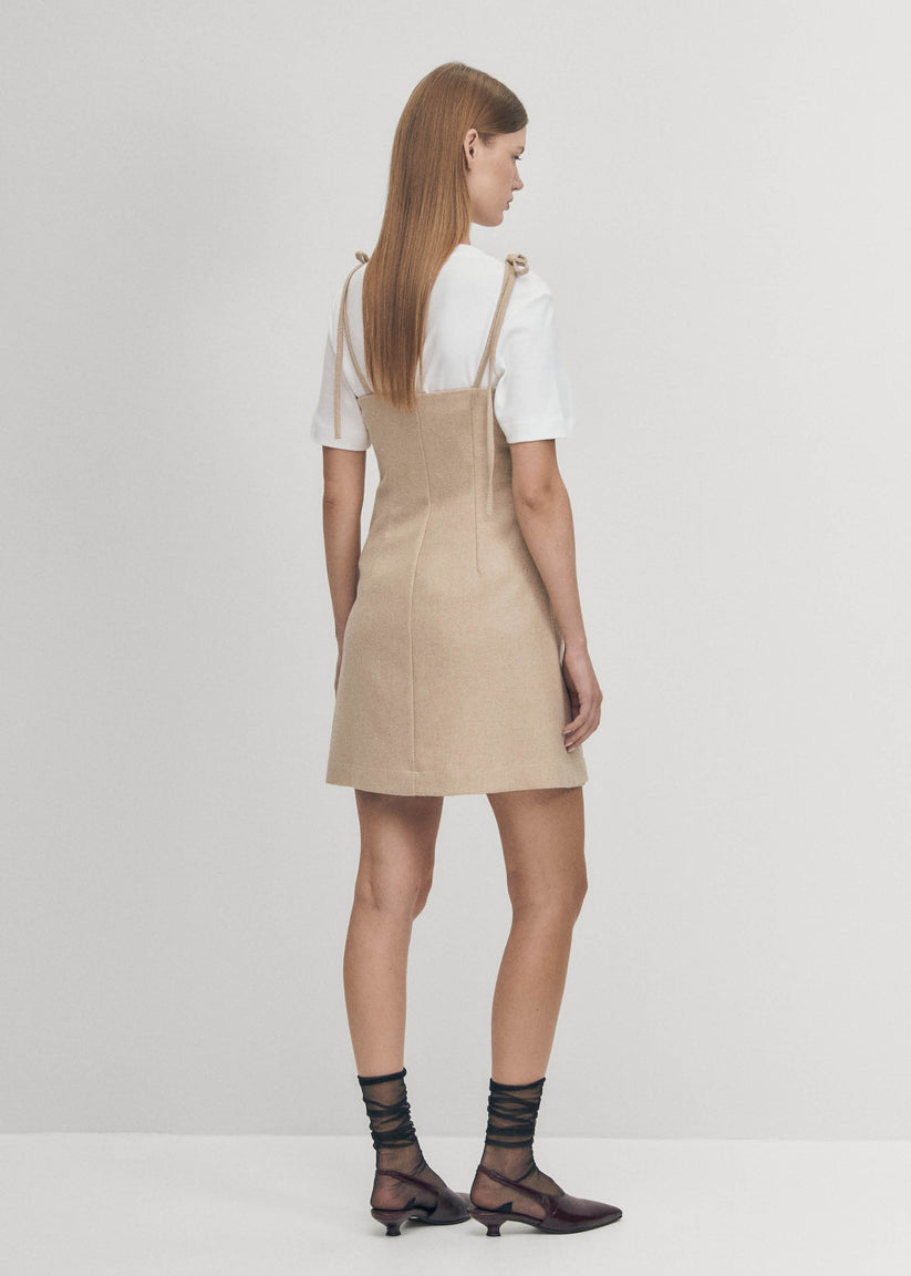 Alohas Gala Vestido Beige Ventas relámpago