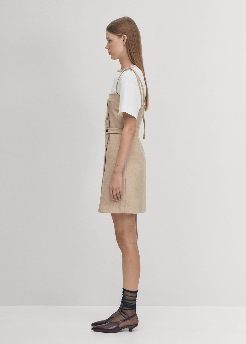 Alohas Gala Vestido Beige Ventas relámpago
