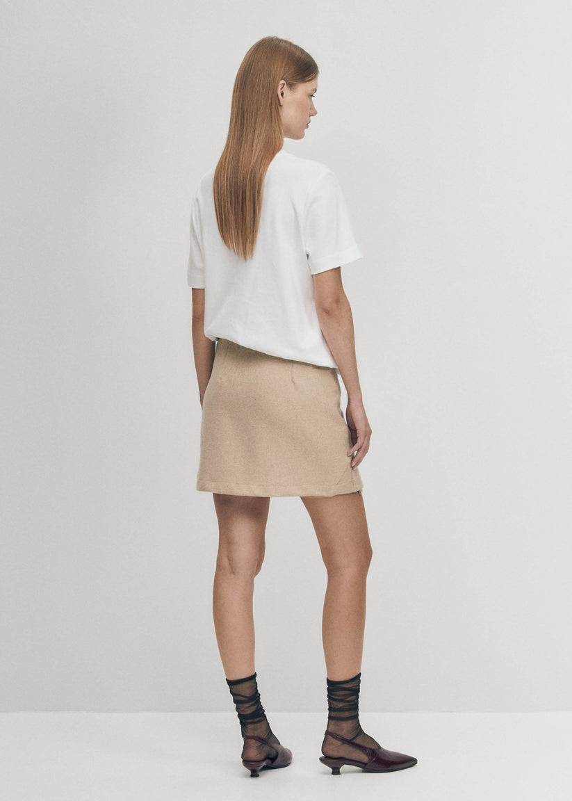 Alohas Adela Falda Beige Tienda