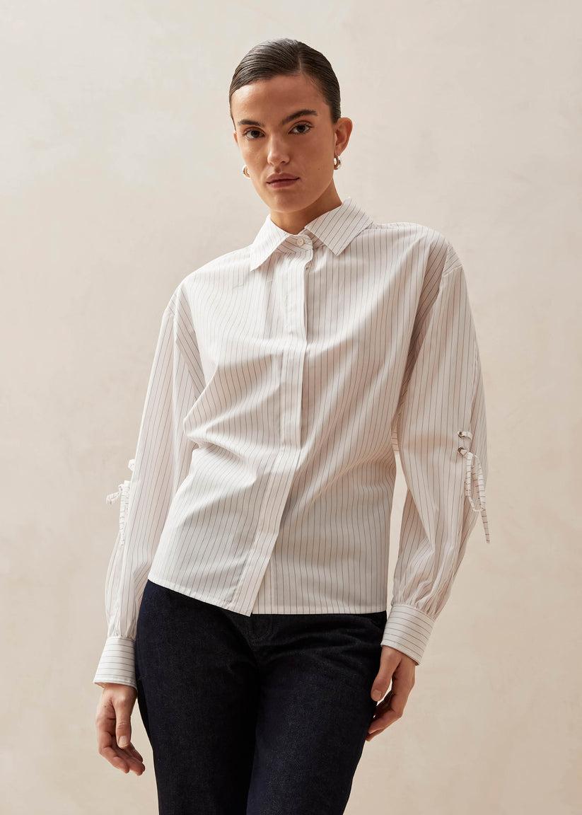 Alohas Sugar Red Thin Stripes Shirt Precio de fábrica