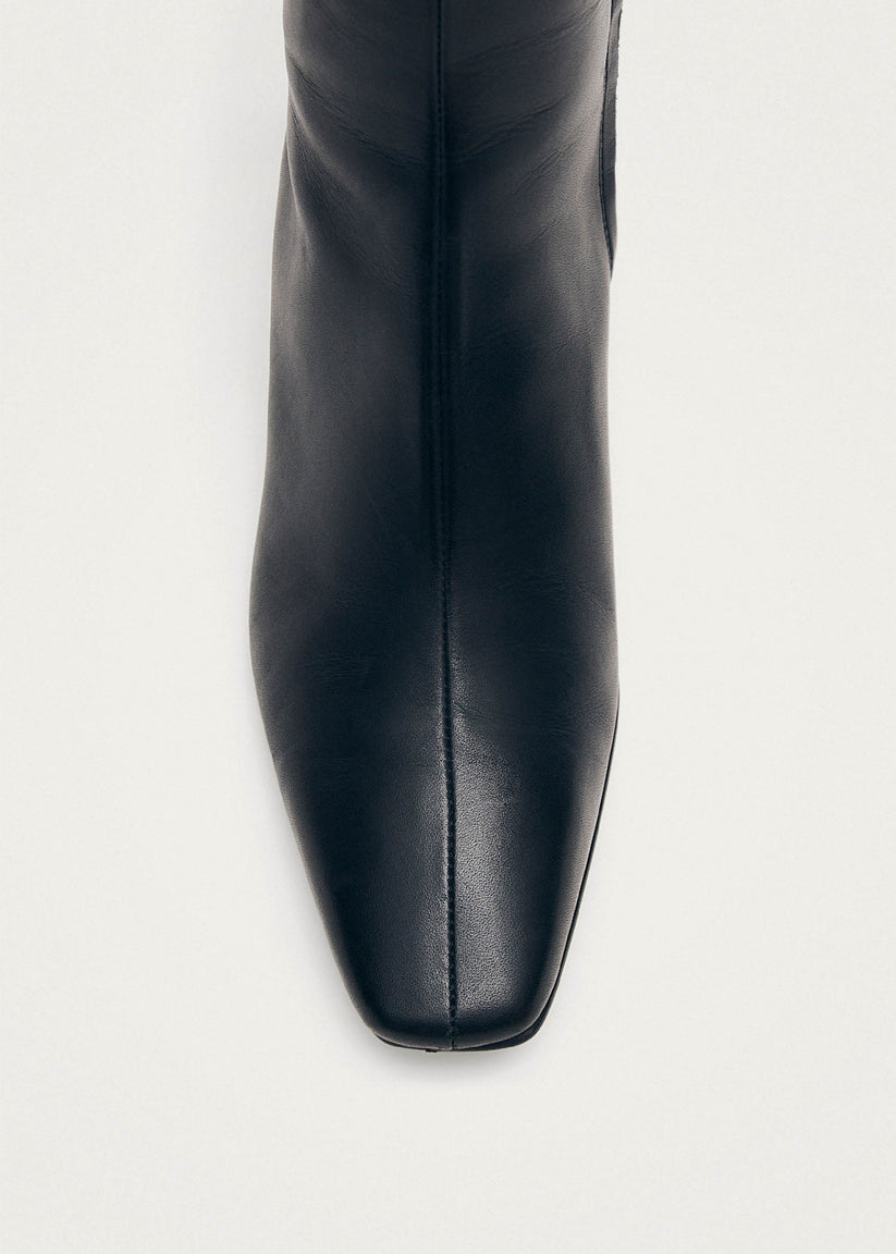 Alohas Rory Botas altas de cuero negras Precio ultrabajo