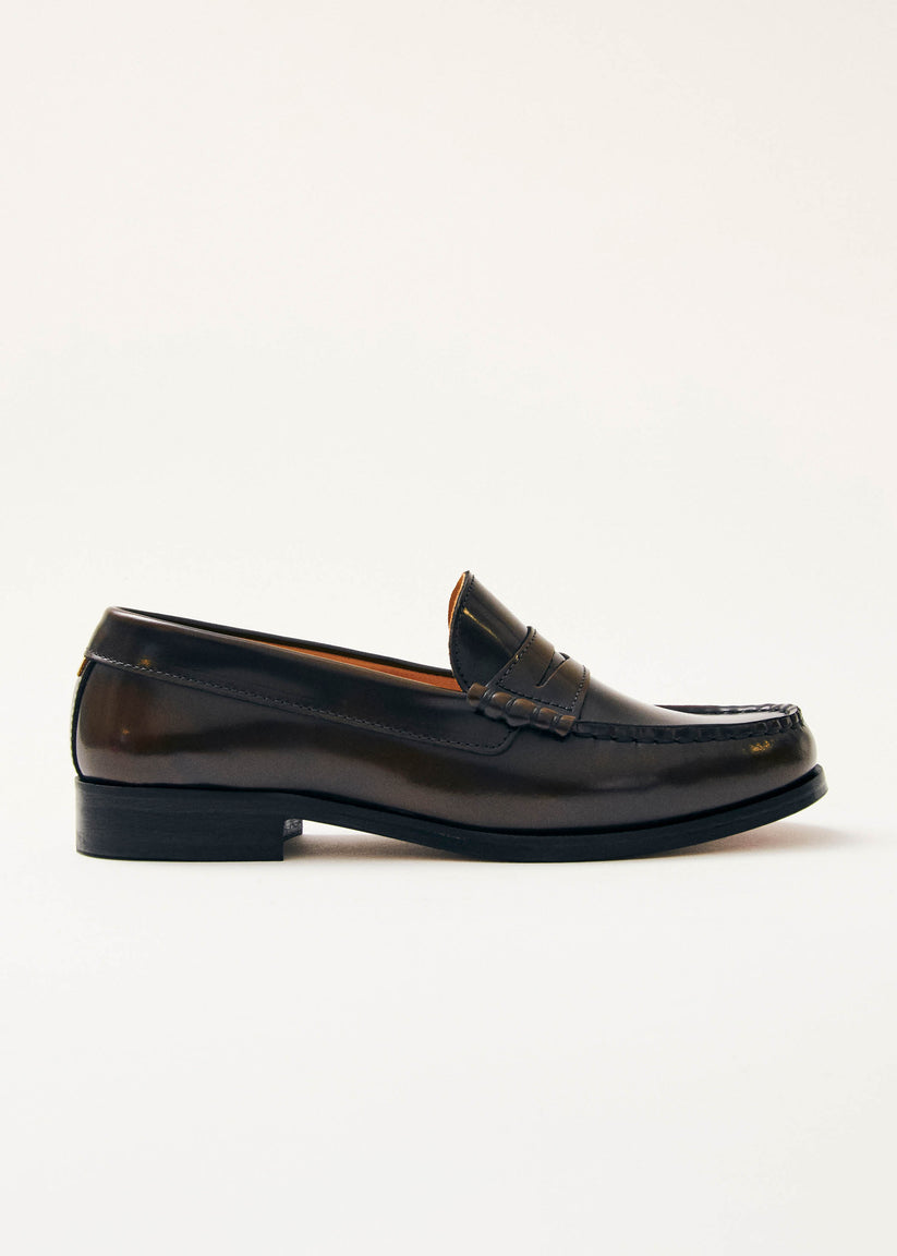 Alohas Rivet Brushed Mocasines de Piel Marrón Outlet