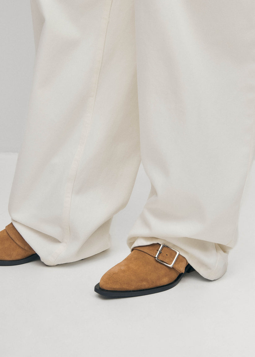 Alohas Eras Botines de Cuero Camel Envío gratis